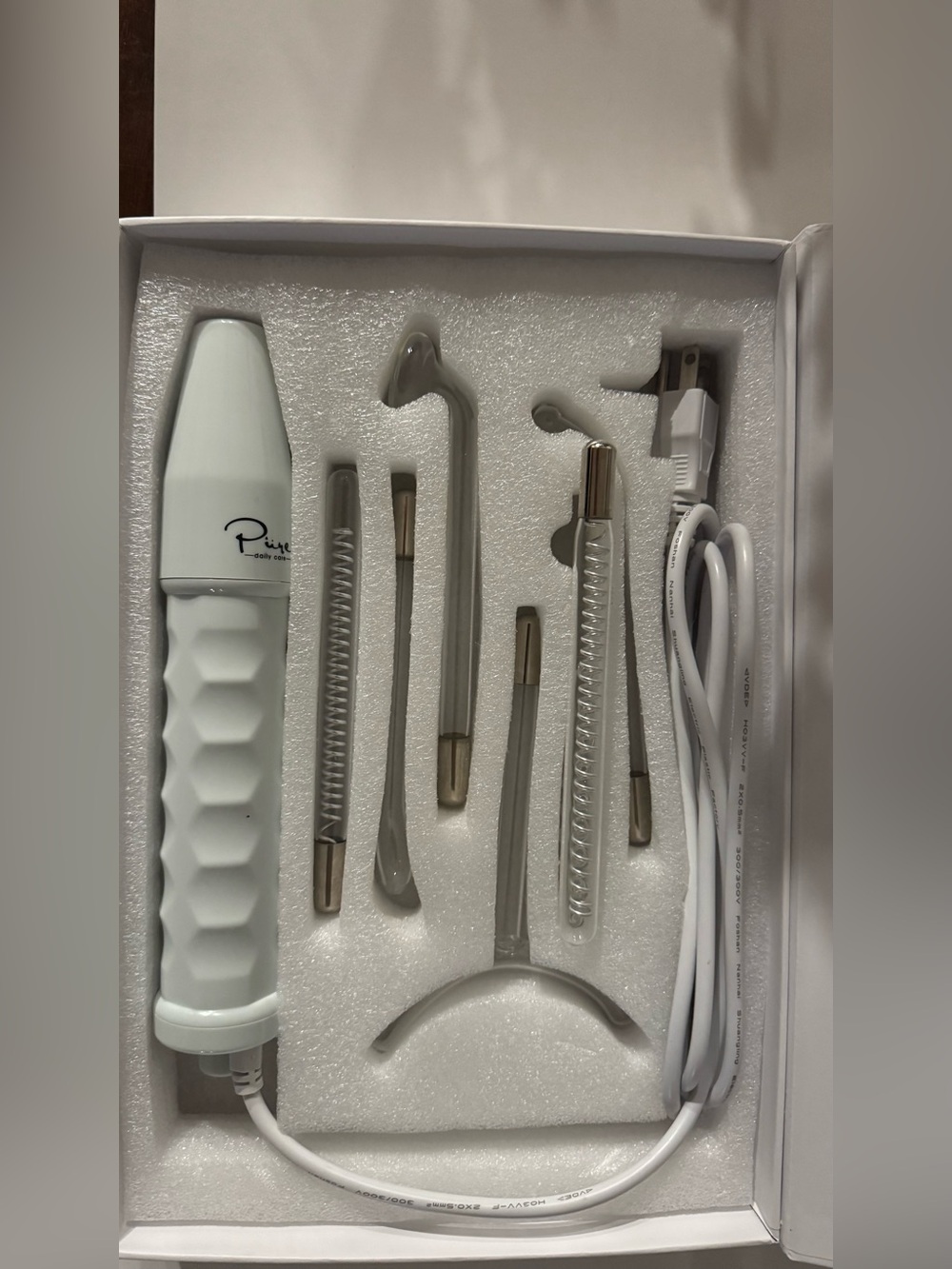 Pure NuDerma Professional White Electric Facial anti-aging, skin therapy.